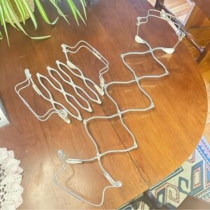 Vintage Italian Metal Telescoping Casserole Trivets | Adjustable | Hostess